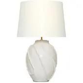 Visual Comfort Idalia 28" bordslampa vit