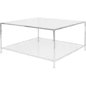 Ruth & Joanna Big Square soffbord krom