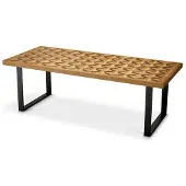 Eichholtz Rubicon matbord ekfanér
