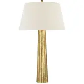 Visual Comfort Fluted Spire bordslampa Gilded Iron