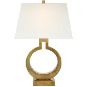 Visual Comfort Ring Form bordslampa antik mässing