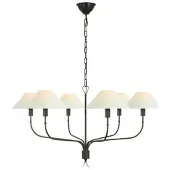 Visual Comfort Griffin takkrona brons XL