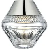 Visual Comfort Copper Coast 5" bordslampa uppladdningsbar nickel