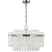 Visual Comfort Beckett takkrona nickel M