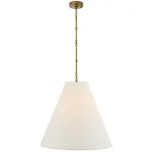 Visual Comfort Goodman taklampa mässing/linne L