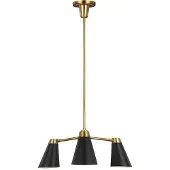 Visual Comfort Signoret taklampa mässing/svart S