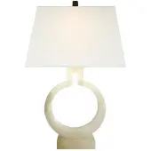 Visual Comfort Ring Form bordslampa alabaster