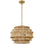Visual Comfort Antigua takkrona natural abaca S