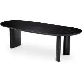 Eichholtz Lindner matbord black veneer