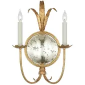 Visual Comfort Gramercy vägglampa dubbel gilded iron L