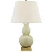Visual Comfort Gourd Form bordslampa Tea Stain