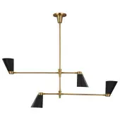 Visual Comfort Signoret taklampa mässing M