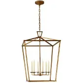 Visual Comfort Darlana taklampa gilded iron