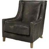 Artwood AW44 skinnfåtölj fudge