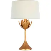Visual Comfort Alberto 17" portabel bordslampa guld