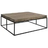 Artwood Carlisle soffbord silver back 100x100cm