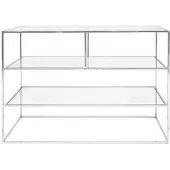 Ruth & Joanna Shelby konsolbord krom