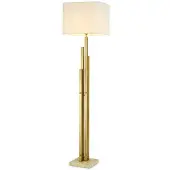 Eichholtz Destino golvlampa antik mässing / travertine