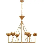 Visual Comfort Alberto Low takkrona guld L