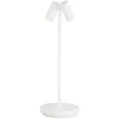 Visual Comfort Doppia bordslampa uppladdningsbar vit