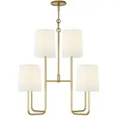 Visual Comfort Go Lightly takkrona Gilded/linne M