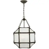Visual Comfort Morris taklampa zink/frostat glas S