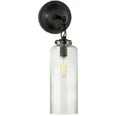 Visual Comfort Katie cylinder vägglampa brons/glas
