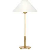 Visual Comfort Hackney bordslampa antik mässing