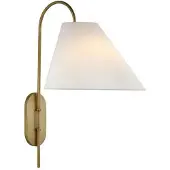Visual Comfort Kinsley vägglampa justerbar mässing