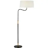Visual Comfort Canto golvlampa justerbar brons/mässing