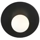 Visual Comfort Nodes vägglampa vinklad svart