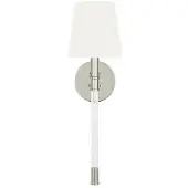 Visual Comfort Hanover vägglampa nickel