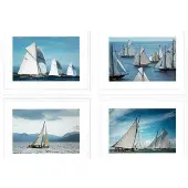 Newport Sailing from Ben Wood (Set of 4)