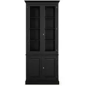 Newport Nantucket vitrinskåp modern black