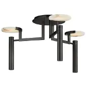 Visual Comfort Melange Floating Disc taklampa brons L