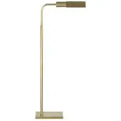 Visual Comfort Studio portabel golvlampa antik mässing