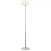 Visual Comfort Hackney golvlampa rak nickel