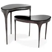 Eichholtz Zena sidobord svart 2-set