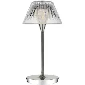 Visual Comfort Blaze 12" bordslampa uppladdningsbar nickel