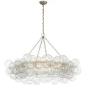 Visual Comfort Talia 54" ring takkrona silver