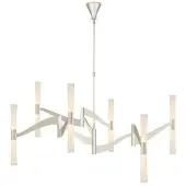 Visual Comfort Brenta Grande takkrona nickel