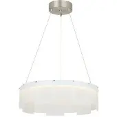 Visual Comfort Stratos 30 taklampa satin nickel