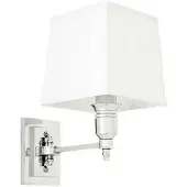 Eichholtz Lexington vägglampa nickel/vit