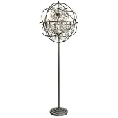Artwood Rome golvlampa natural iron/kristall
