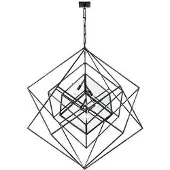 Visual Comfort Cubist takkrona svart L