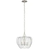 Visual Comfort Loire petite takkrona nickel/klarglas