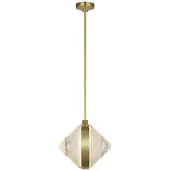 Visual Comfort Copper Coast 15" takpendel karo cut mässing