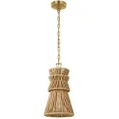 Visual Comfort Antigua 10" takpendel natural abaca