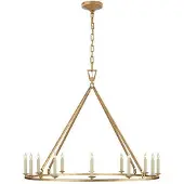 Visual Comfort Darlana taklampa rund gilded Iron