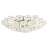 Visual Comfort Leighton plafond nickel/cream L